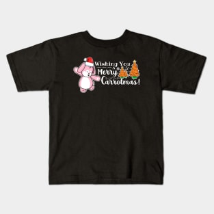 Wishing You A Merry Carrotmas Kids T-Shirt